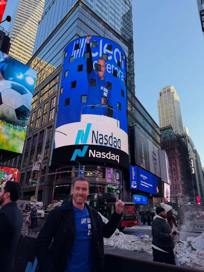 Telão da Nasdaq MarketSite Tower — Times Square, Nova York